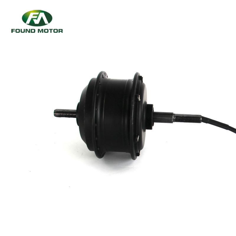 36V 350W  brushless geared 6-9s hub motor with waterproof cable for electric bike